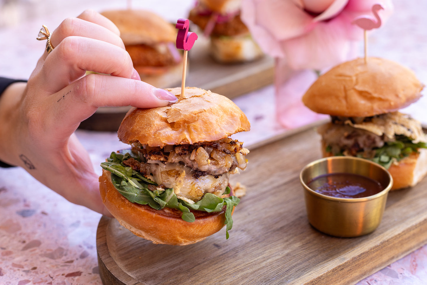 Gruyere Wagyu Sliders