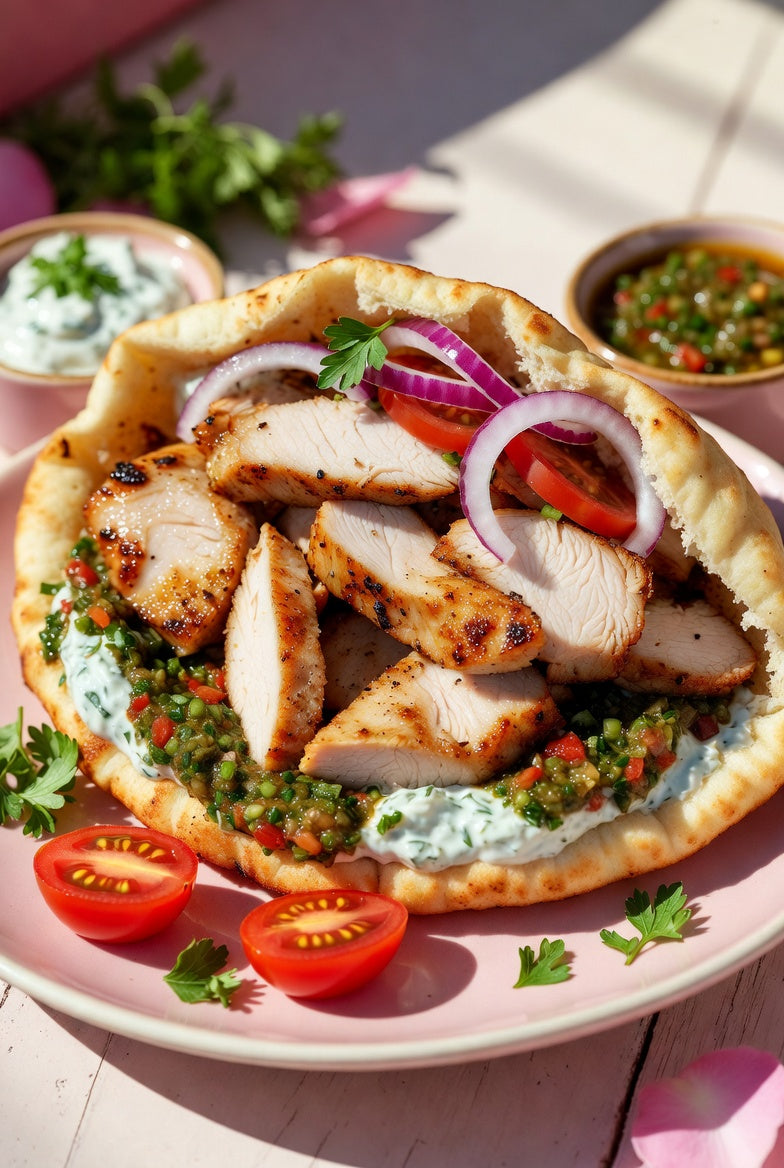 Chicken or Shrimp Pita