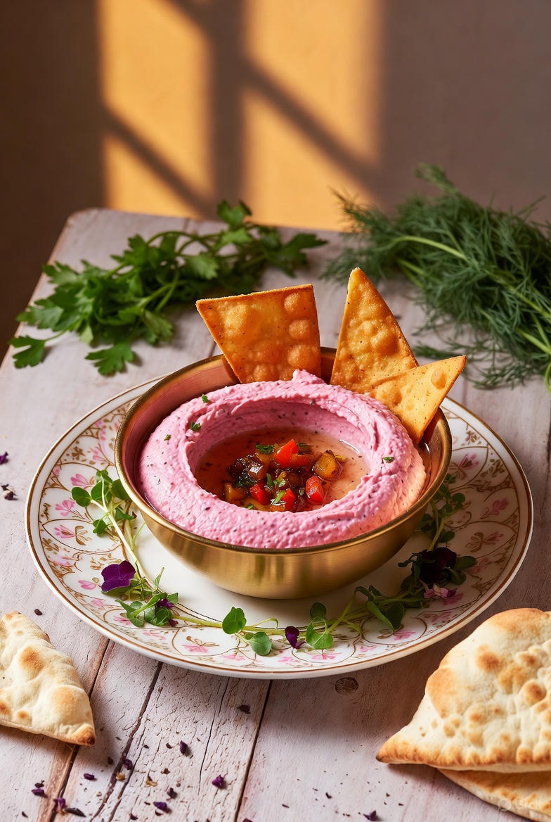 Pink Hummus