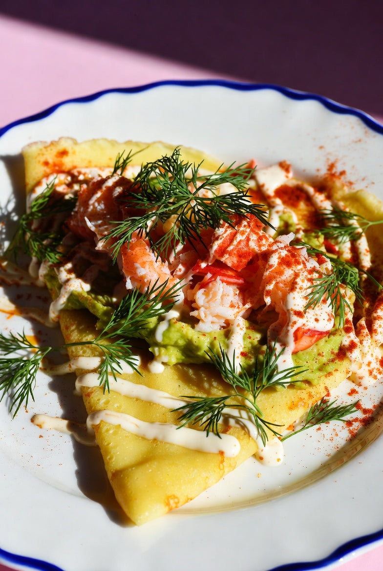 Lobster Avocado Crepe