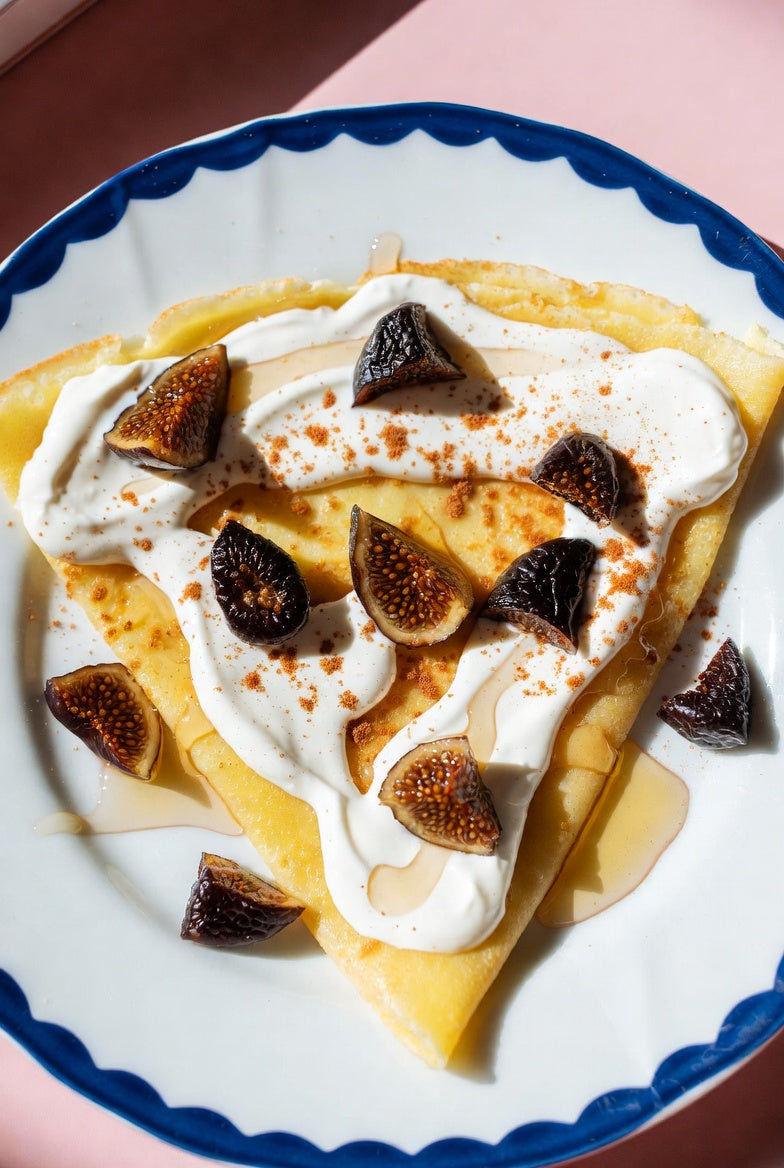 Marscapone Fig & Honey Crepe